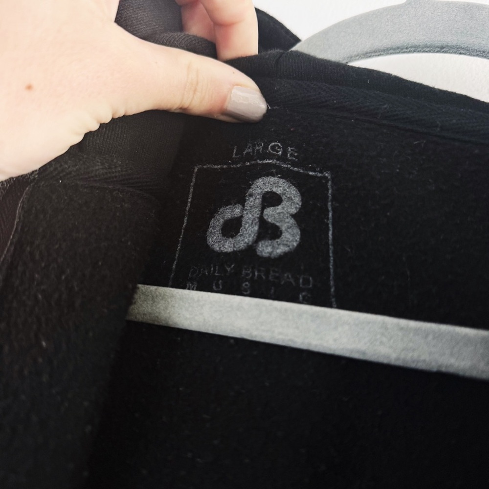 Daily Bread Music Black Zip Up Hoodie - Picture 5 of 7